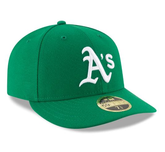 OAKLAND ATHLETICS ALTERNATE COLLECTION LOW PROFILE 59FIFTY FITTED-ON-FIELD COLLECTION-GREEN