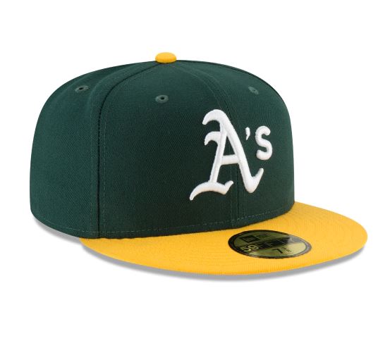OAKLAND ATHLETICS HOME COLLECTION 59FIFTY FITTED-ON-FIELD COLLECTION-GREEN
