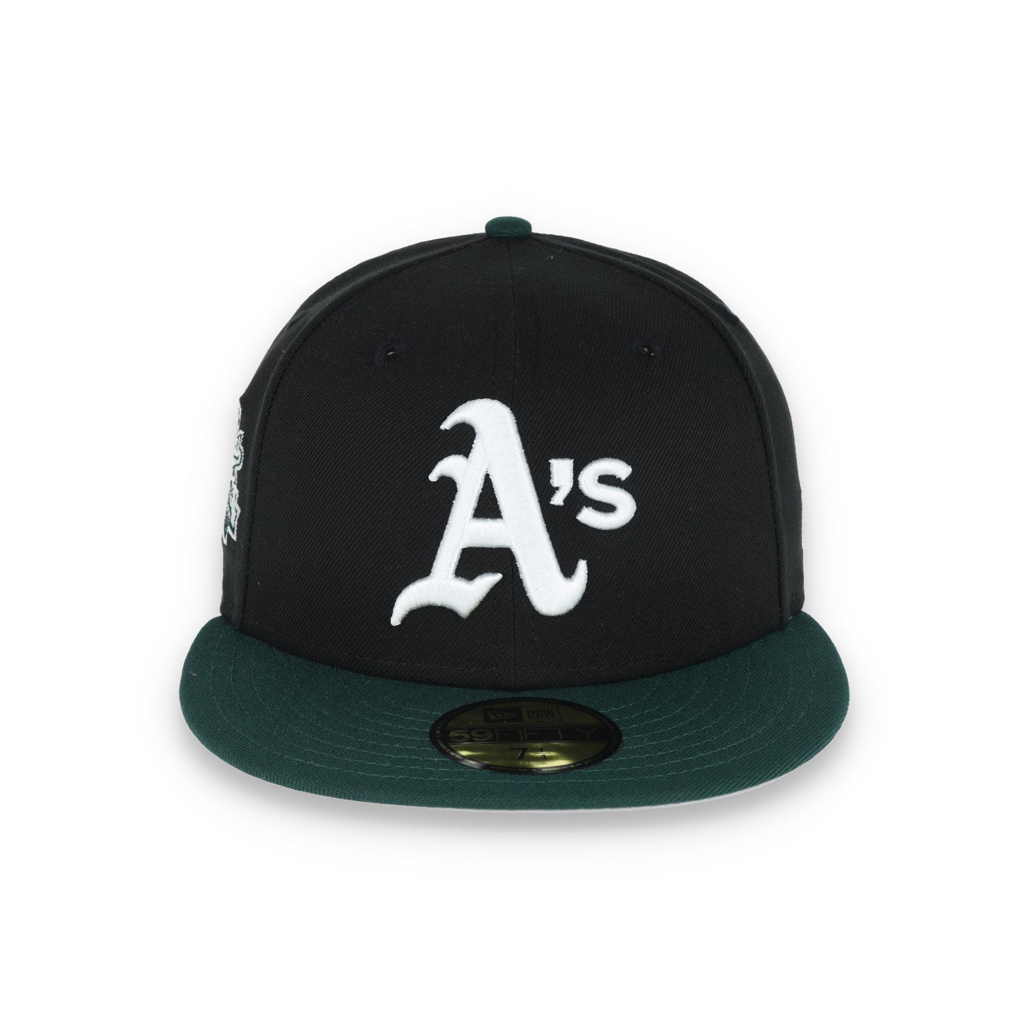 New Era Oakland Athletics 1989 World Series Patch 59FIFTY Fitted-Black/Dk Green