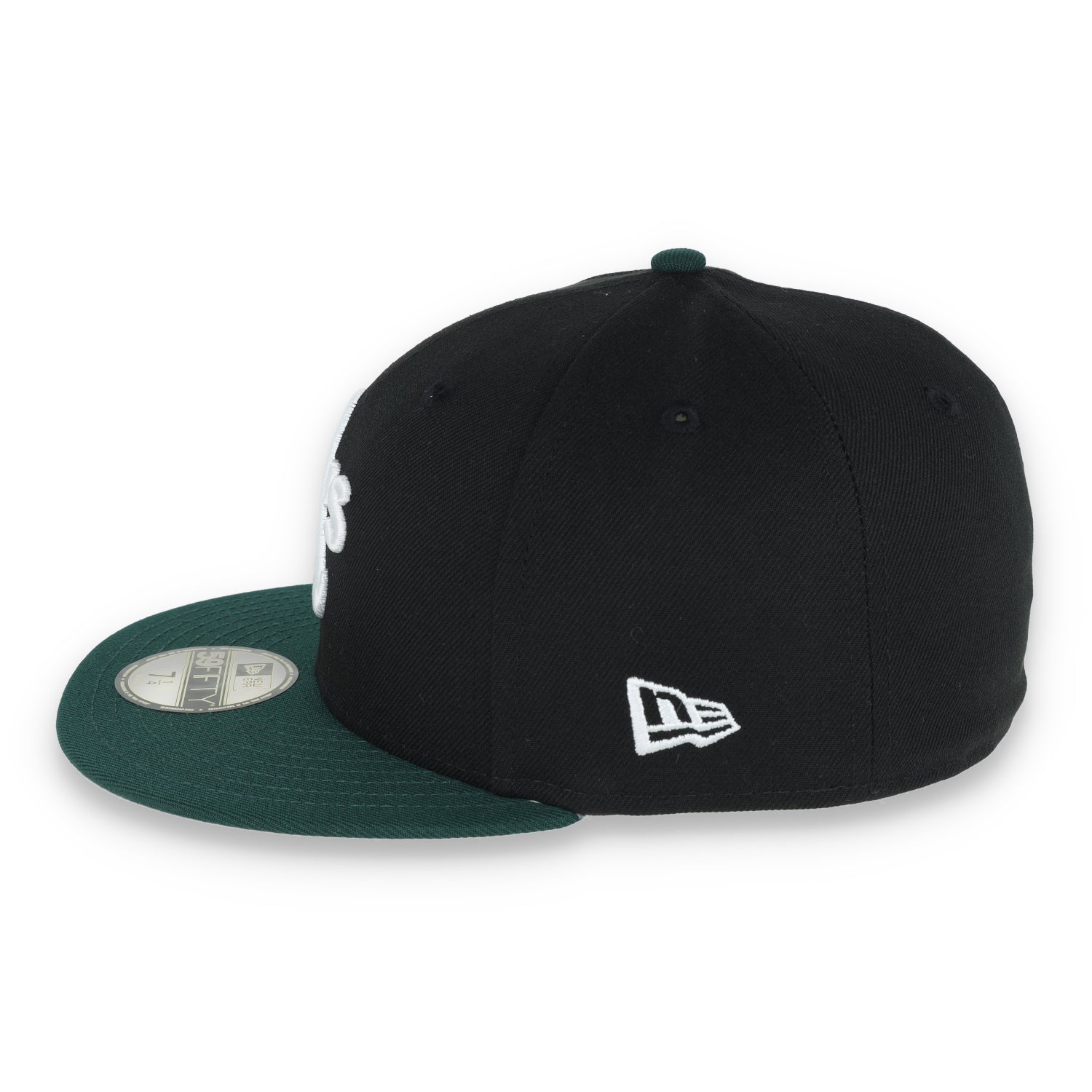 New Era Oakland Athletics 1989 World Series Patch 59FIFTY Fitted-Black/Dk Green
