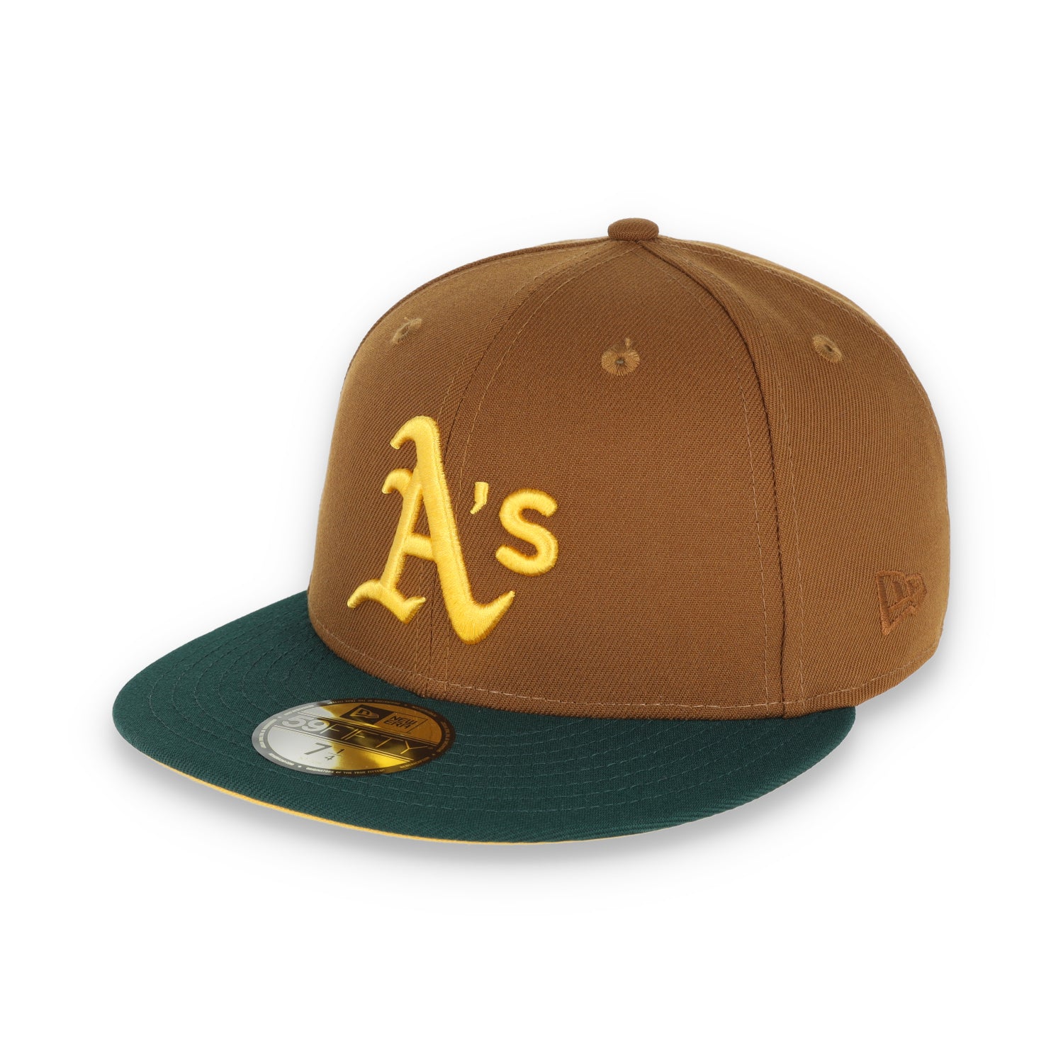 New Era Oakland Athletics 40th Anniversary Patch 59FIFTY Fitted-Peanut/DK Green