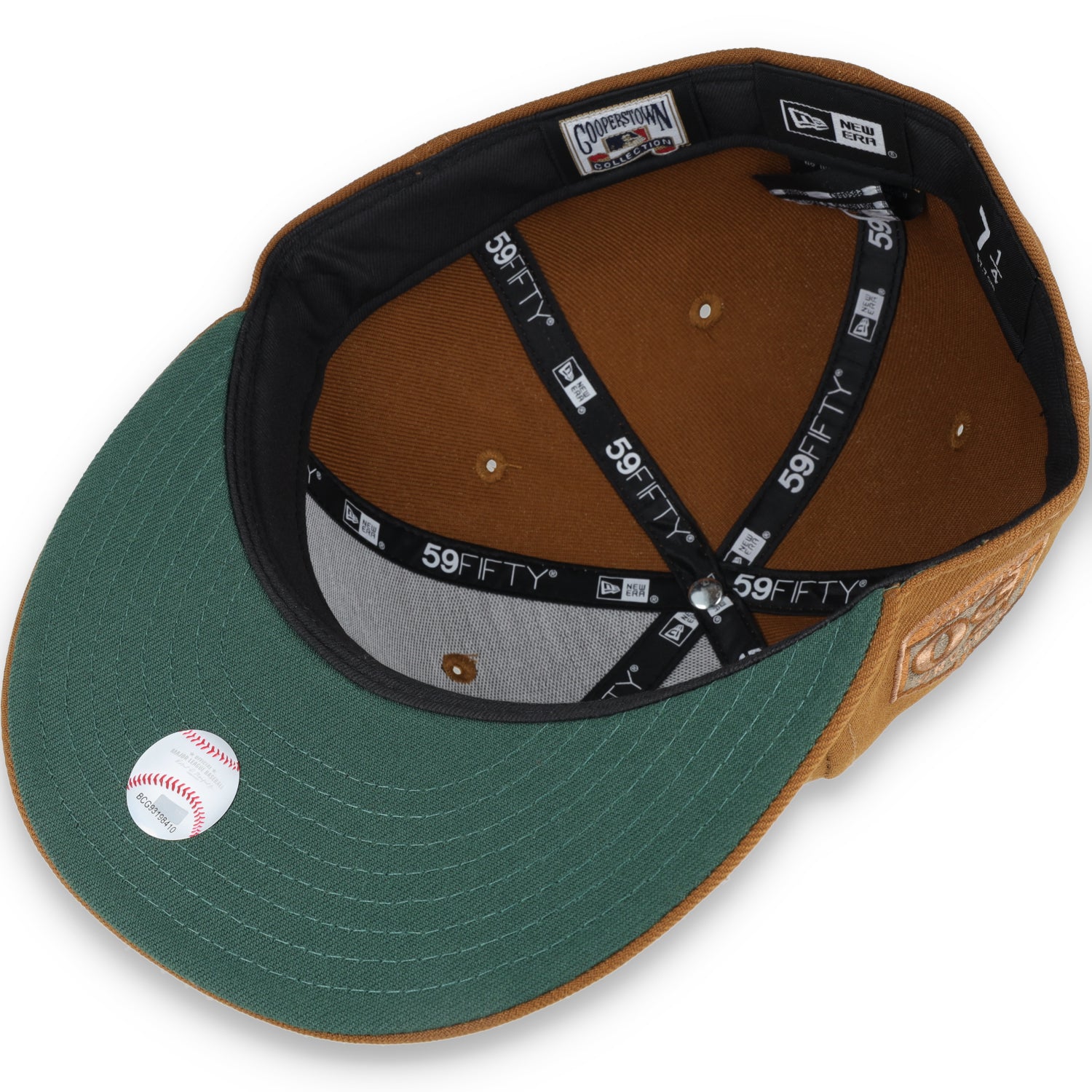 New Era Oakland Athletics 50th Anniversary Patch 59FIFTY Fitted-Peanut/DK Green