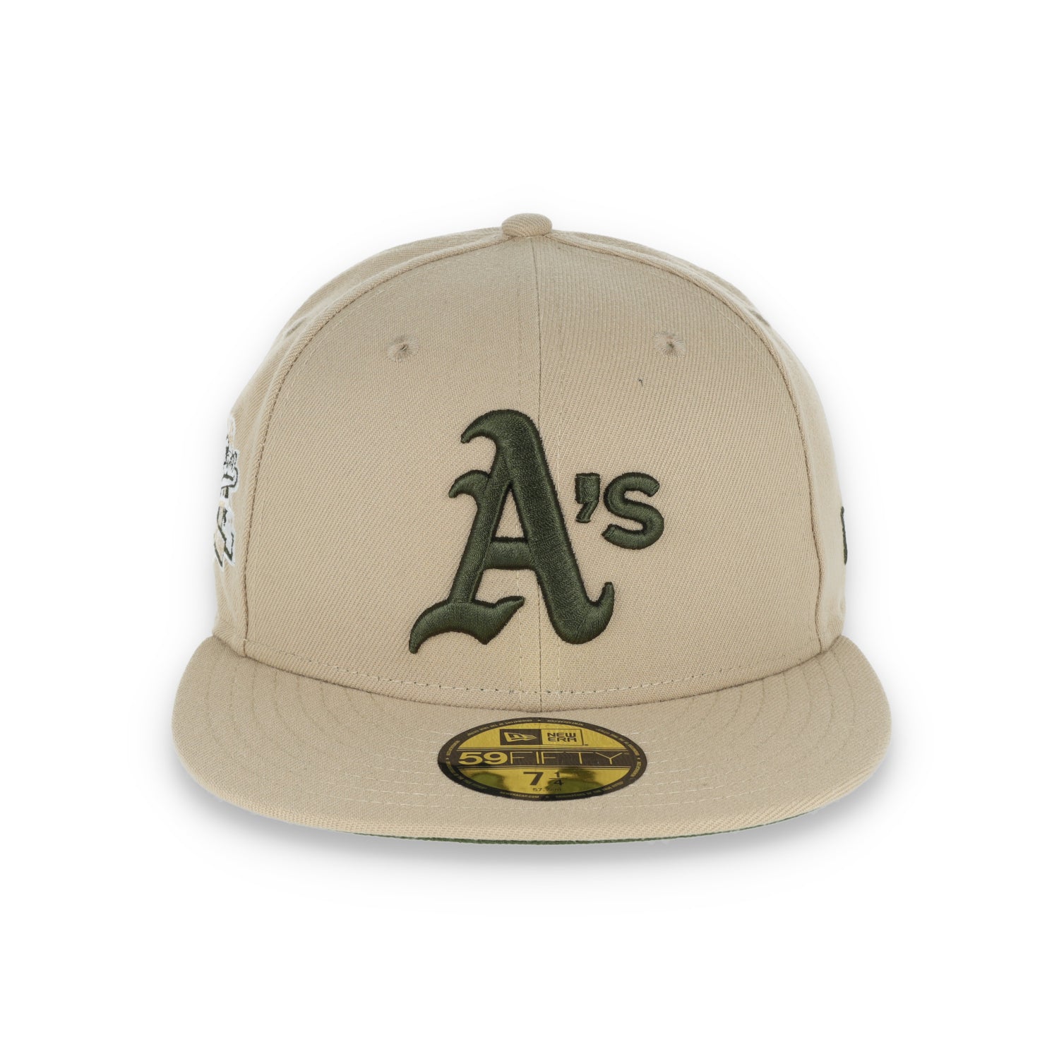 New Era Oakland Athletics 1989 World Series Patch 59FIFTY Fitted-Camel/Rifle
