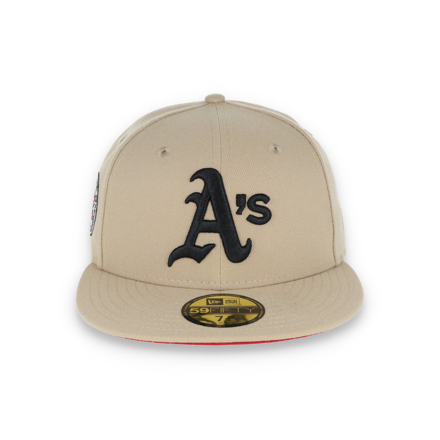 New Era Oakland Athletics 1987 All Star Patch 59FIFTY Fitted-Tan/Black