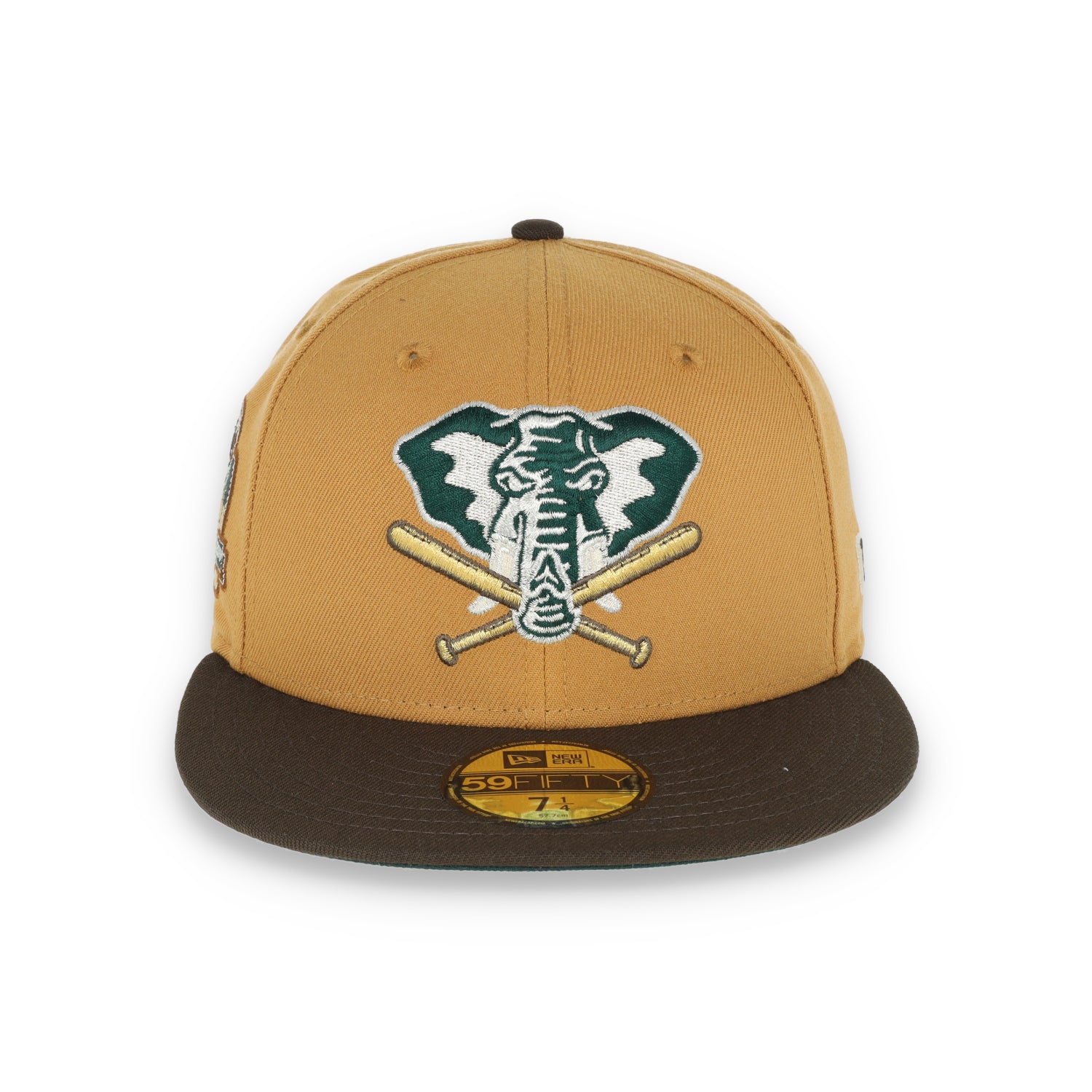 New Era Oakland Athletics 40th Anniversary Patch 59FIFTY Fitted-Panama Tan