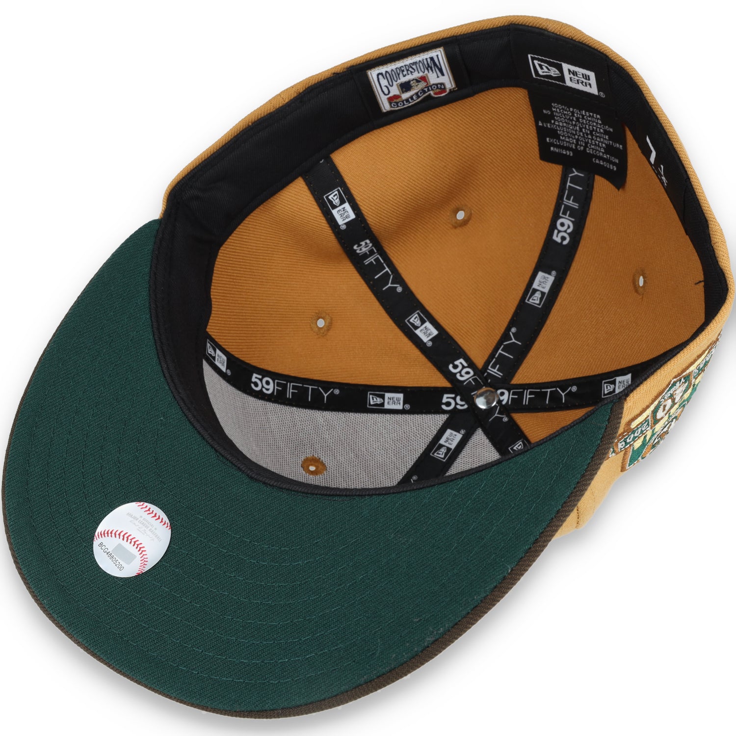 New Era Oakland Athletics 40th Anniversary Patch 59FIFTY Fitted-Panama Tan