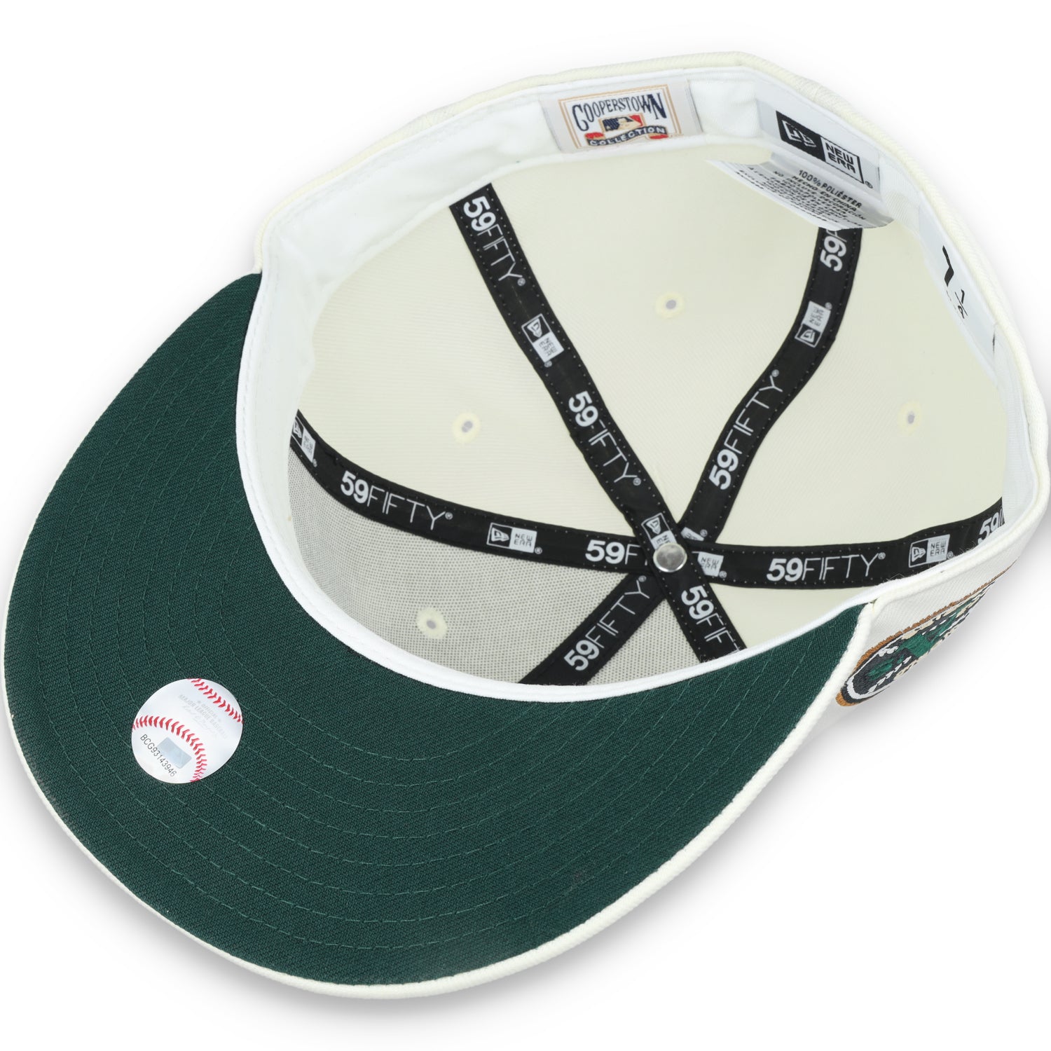 New Era Oakland Athletics 1973 World Series Patch 59FIFTY Fitted-Chrome