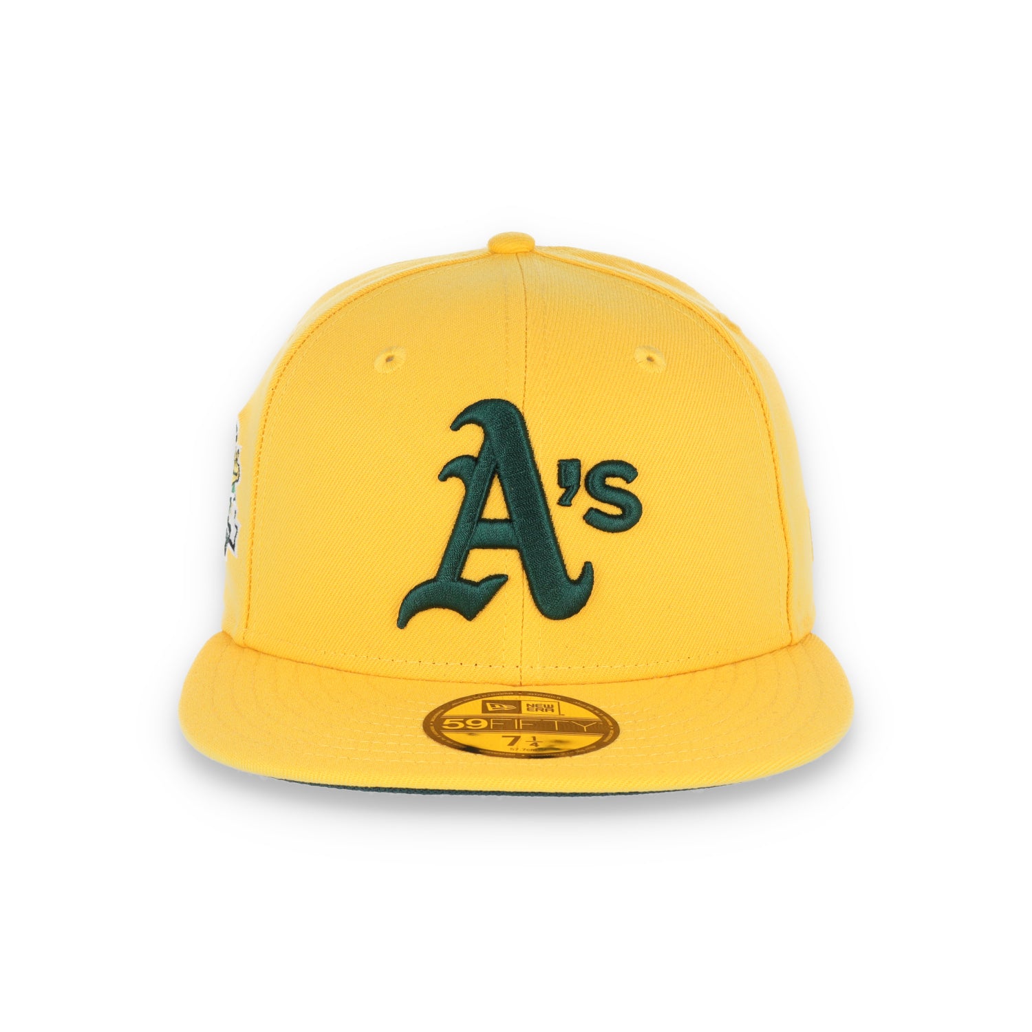 New Era Oakland Athletics 1989 Battle of the Bay Patch 59FIFTY Fitted-Yellow/Forest Green