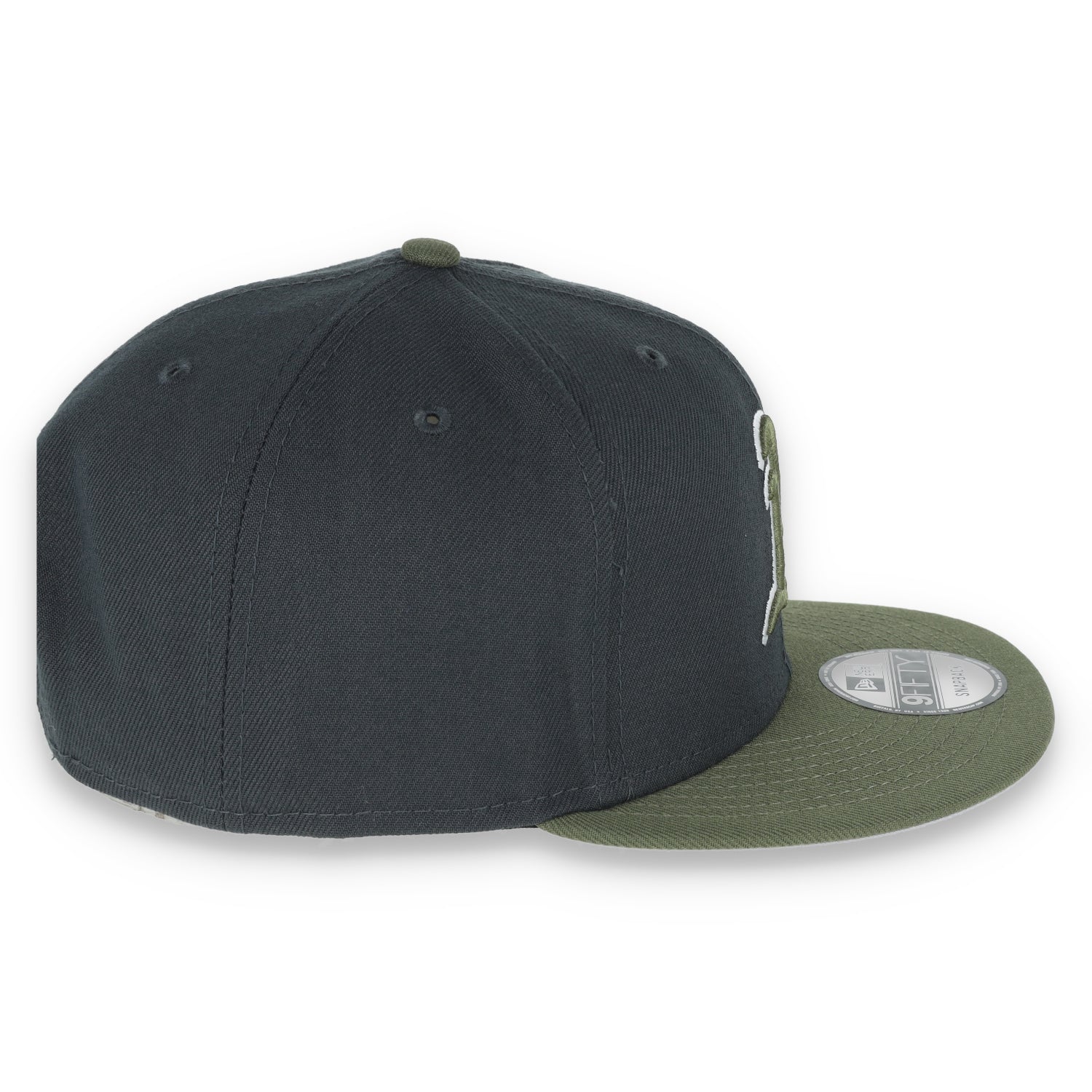 New Era Oakland Athletics 2-Tone Color Pack 9FIFTY Snapback Hat - Grey/Olive