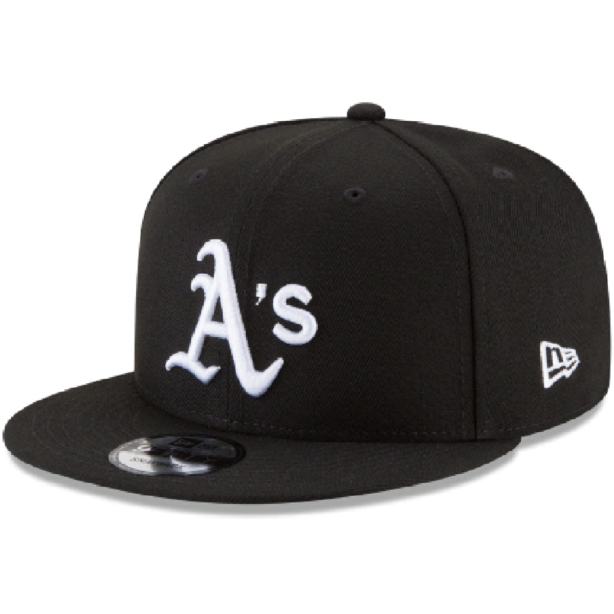 OAKLAND ATHLETICS NEW ERA BASIC COLLECTION SNAPBACK 9FIFTY-BLACK AND WHITE