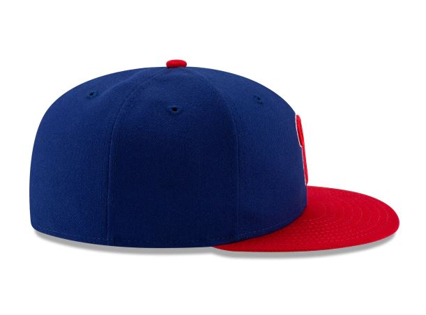 PHILADELPHIA PHILLIES ALTERNATE COLLECTION 59FIFTY FITTED-ON-FIELD COLLECTION-BLUE/RED