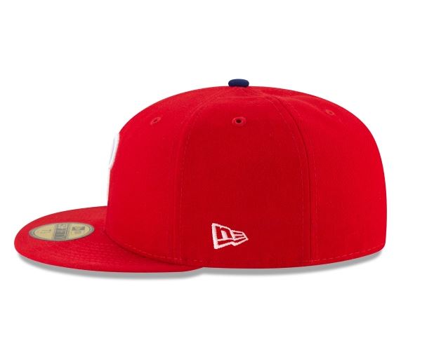 PHILADELPHIA PHILLIES HOME COLLECTION 59FIFTY FITTED-ON-FIELD COLLECTION-RED