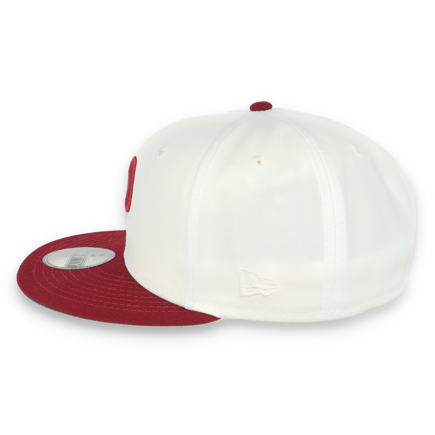 New Era Philadelphia Phillies 1980 World Series Patch 59FIFTY Fitted Hat-Ivory