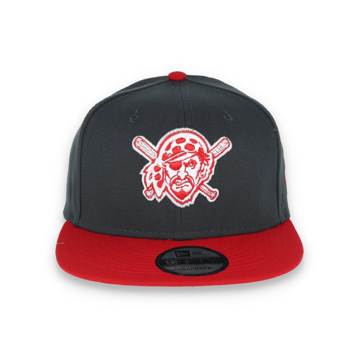 New Era Pittsburgh Pirates 2-Tone Color Pack 9FIFTY Snapback Hat - Grey/Scarlet