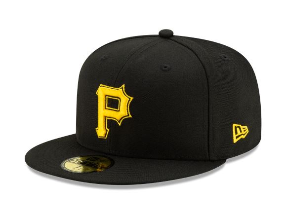 PITTSBURGH PIRATES ALTERNATE 2 COLLECTION 59FIFTY FITTED-ON-FIELD COLLECTION-BLACK