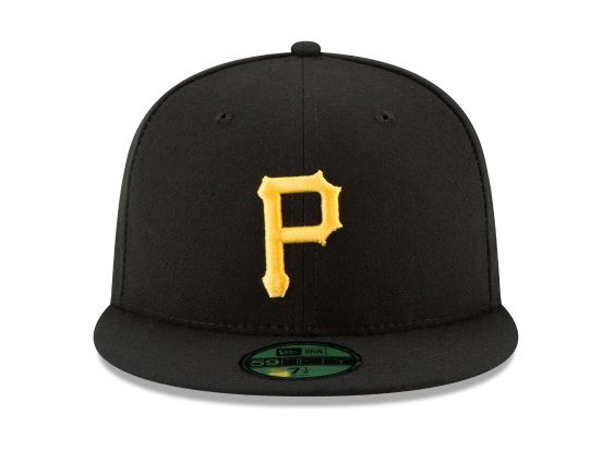 PITTSBURGH PIRATES HOME COLLECTION 59FIFTY FITTED-ON-FIELD COLLECTION-BLACK