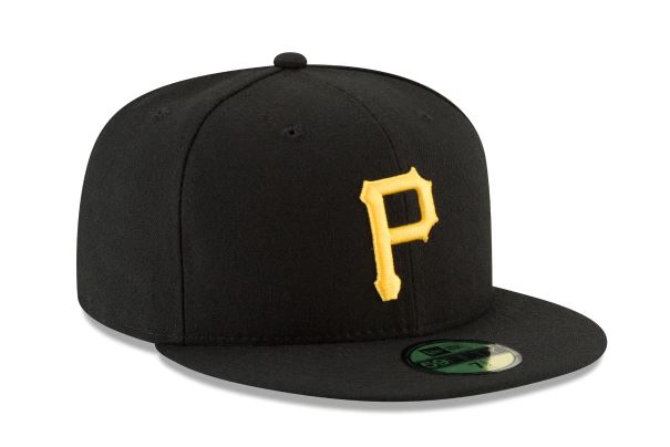 PITTSBURGH PIRATES HOME COLLECTION 59FIFTY FITTED-ON-FIELD COLLECTION-BLACK