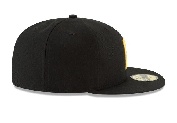 PITTSBURGH PIRATES HOME COLLECTION 59FIFTY FITTED-ON-FIELD COLLECTION-BLACK