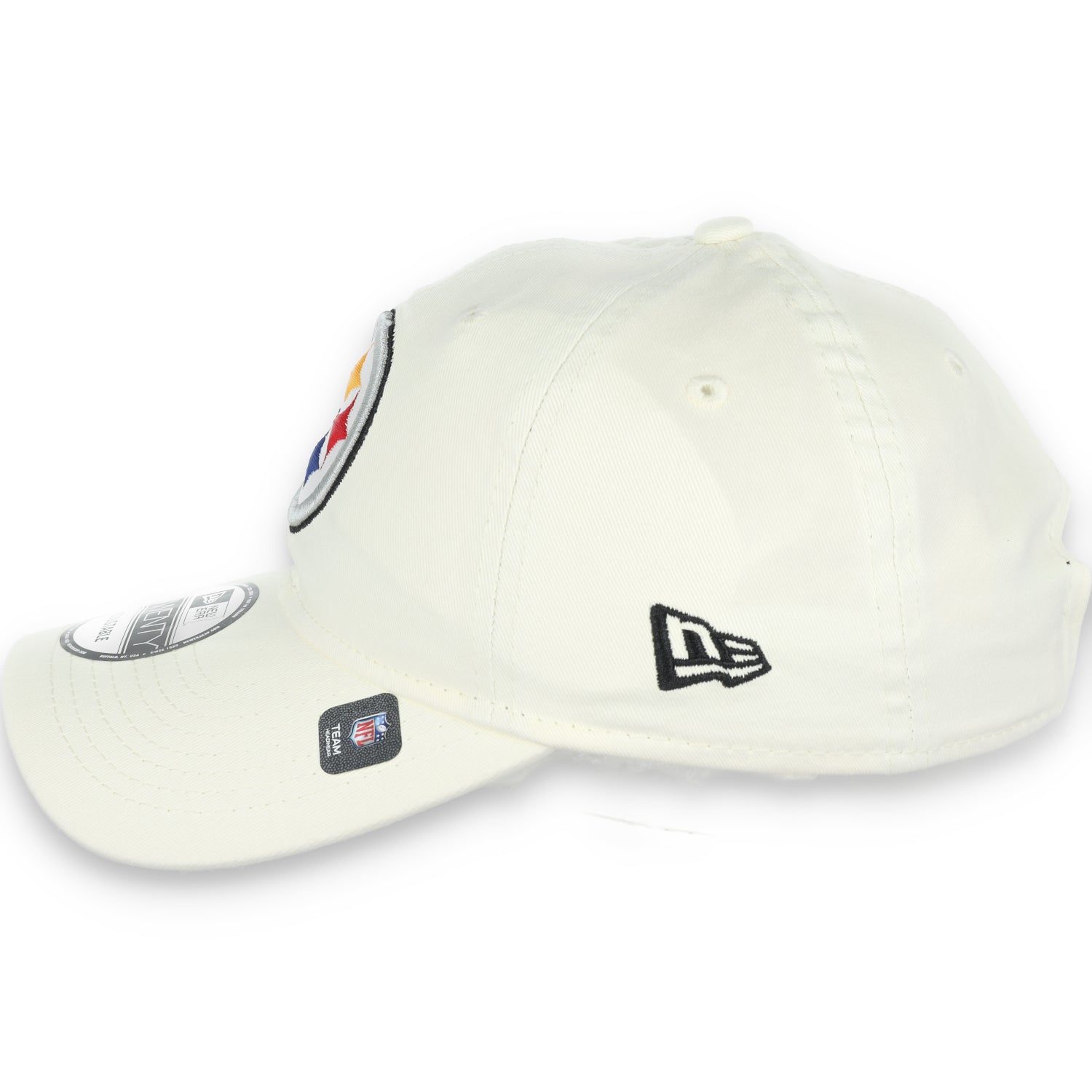New Era Pittsburgh Steelers Core Classic 2.0 9Twenty Adjustable Hat-Ivory