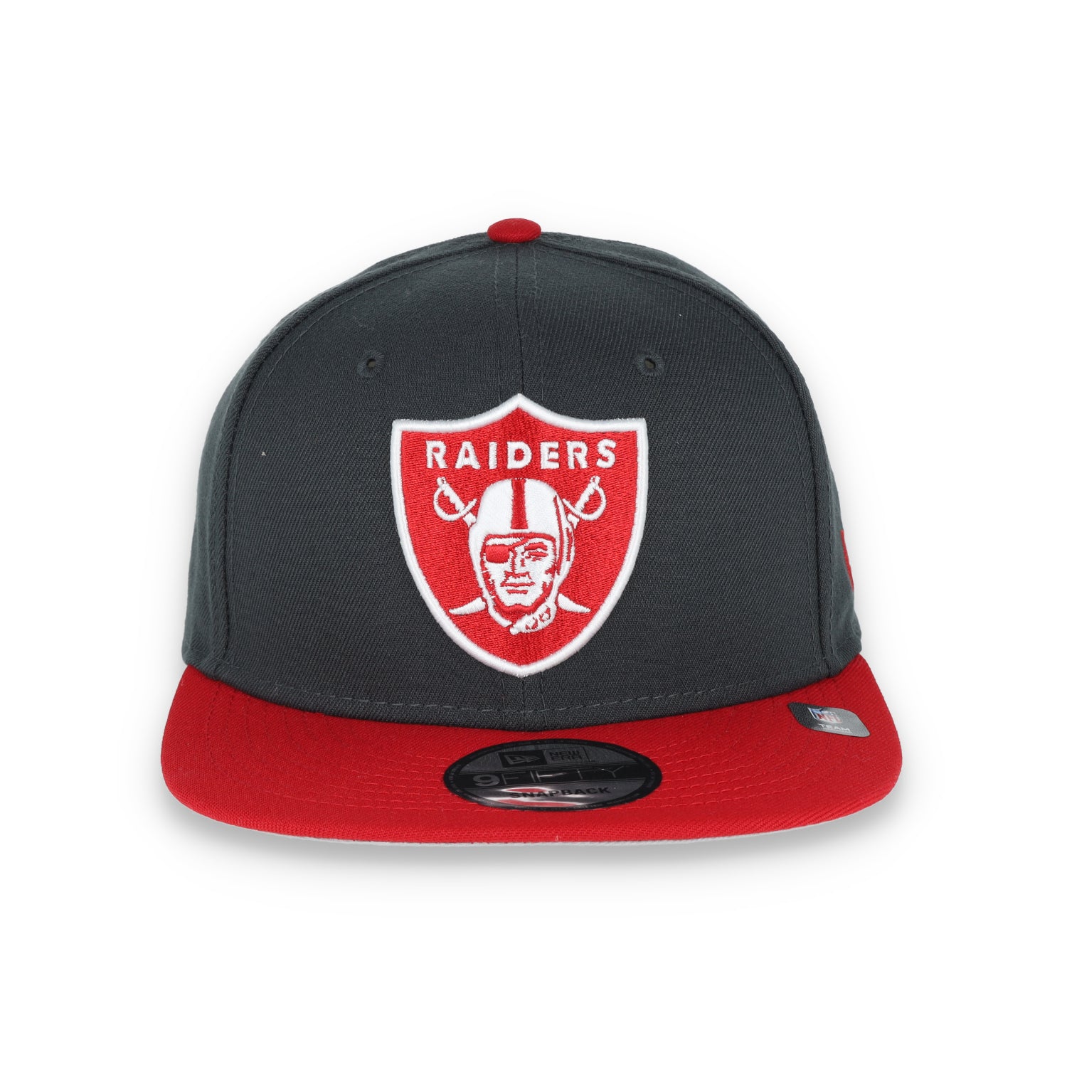 New Era Las Vegas Raiders 2-Tone Color Pack 9FIFTY Snapback Hat-Grey/Scarlet