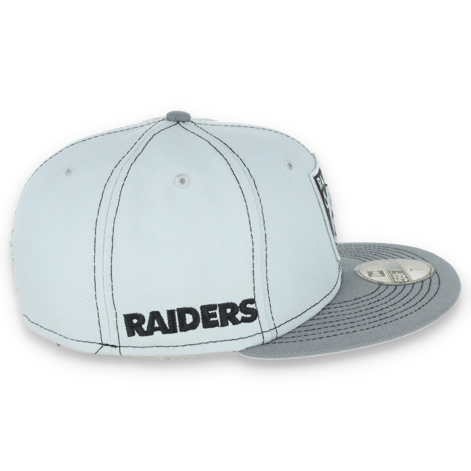 New Era Las Vegas Raiders Gray Pop 59Fity Fitted Hat