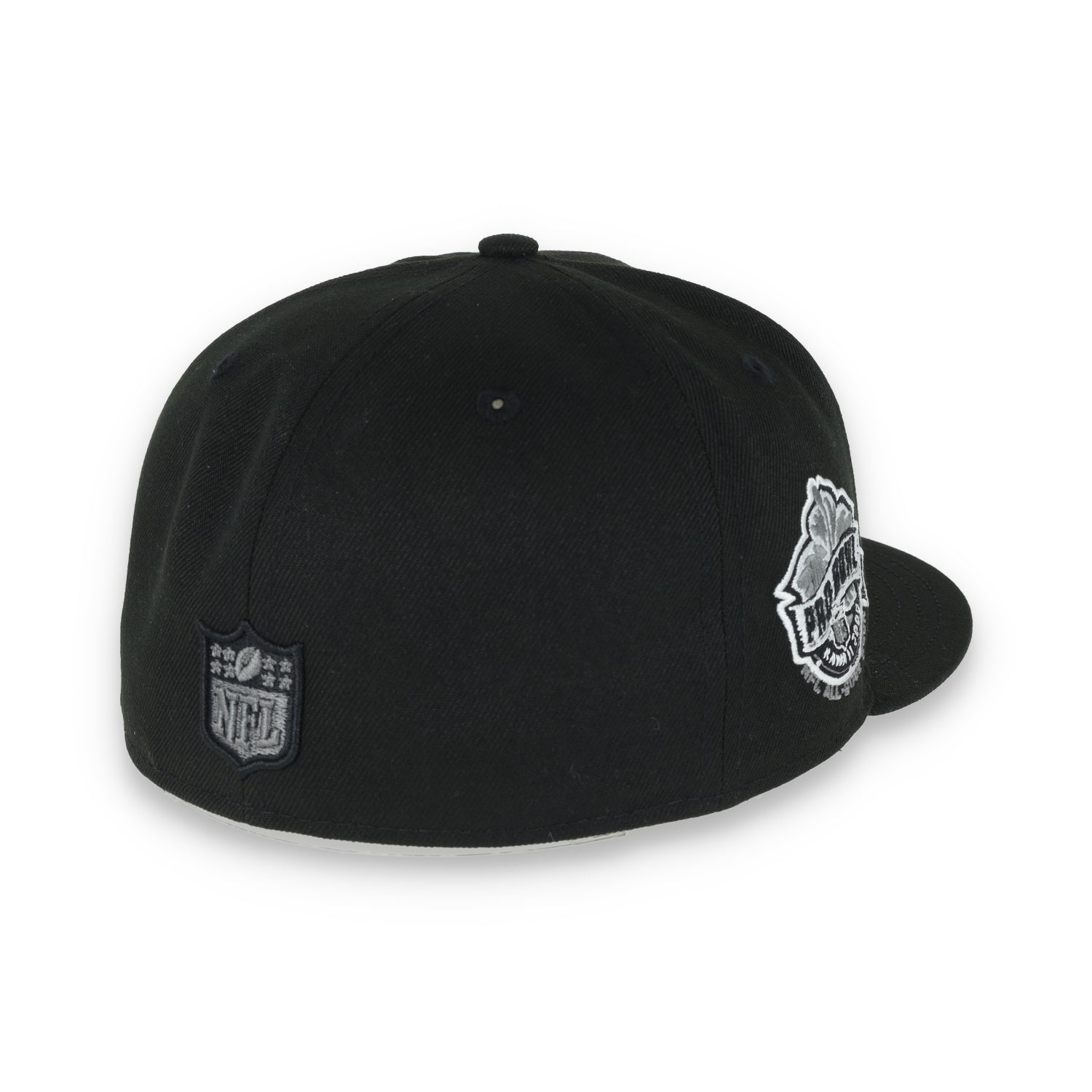 Las Vegas Raiders Shield 2000 Hawaii Pro Bowl Side Patch New Era 59Fifty Fitted-Black/Grey
