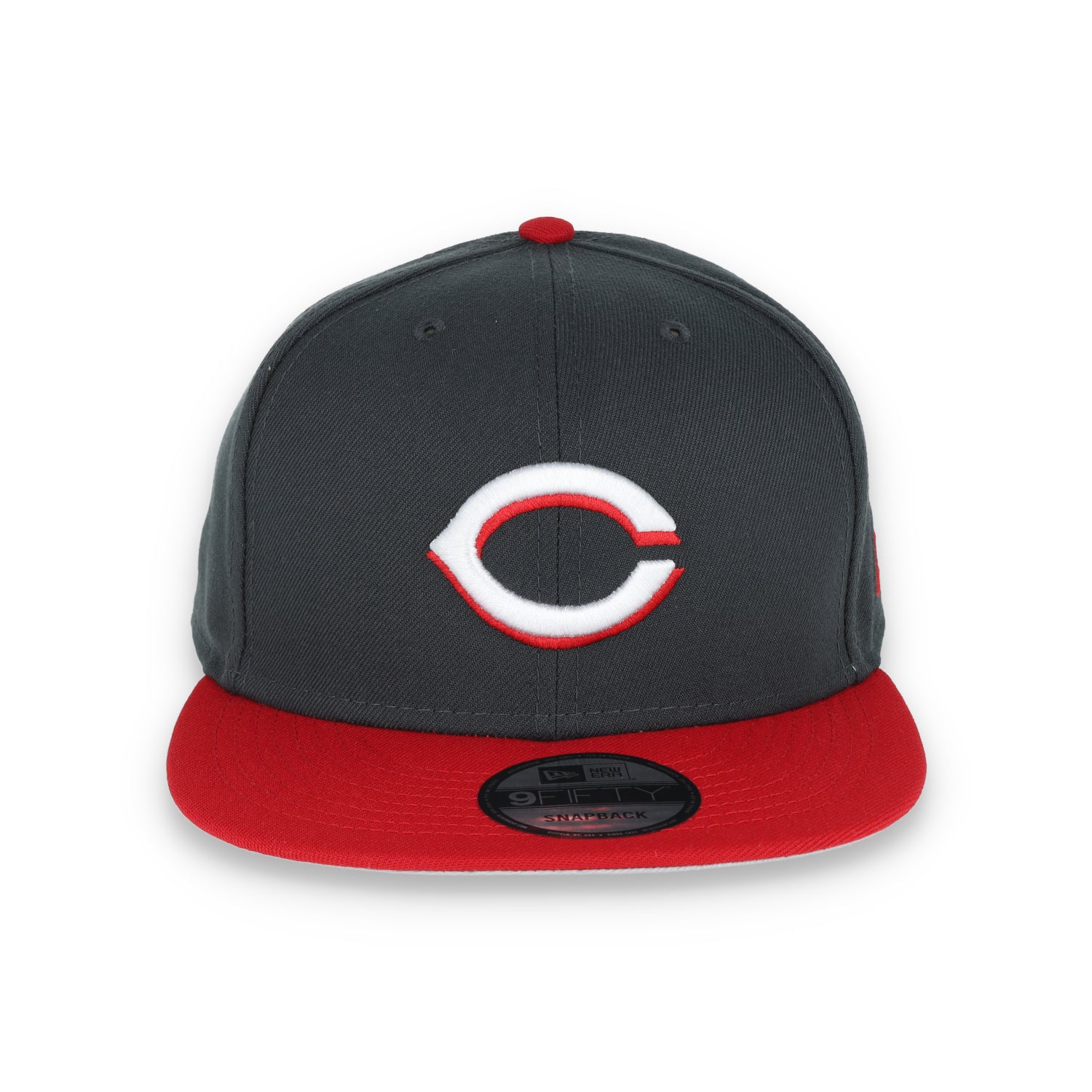 New Era Cincinnati Reds 2-Tone Color Pack 9FIFTY Snapback Hat- Grey/Scarlet