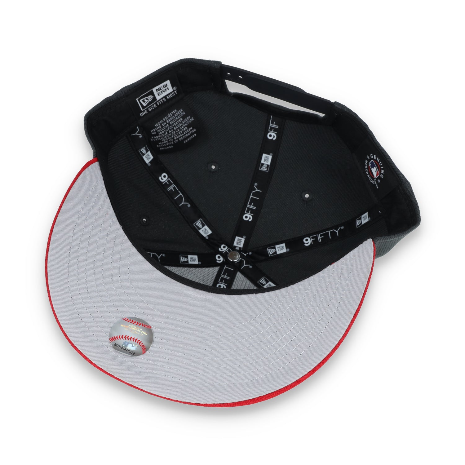 New Era Cincinnati Reds 2-Tone Color Pack 9FIFTY Snapback Hat- Grey/Scarlet