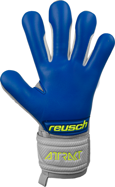 REUSCH JUNIOR ATTRAKT GRIP EVOLUTION FINGER SUPPORT-GREY/WHITE