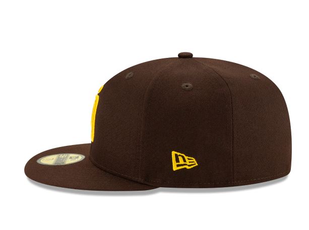SAN DIEGO PADRES HOME COLLECTION 59FIFTY FITTED-ON-FIELD COLLECTION-BROWN