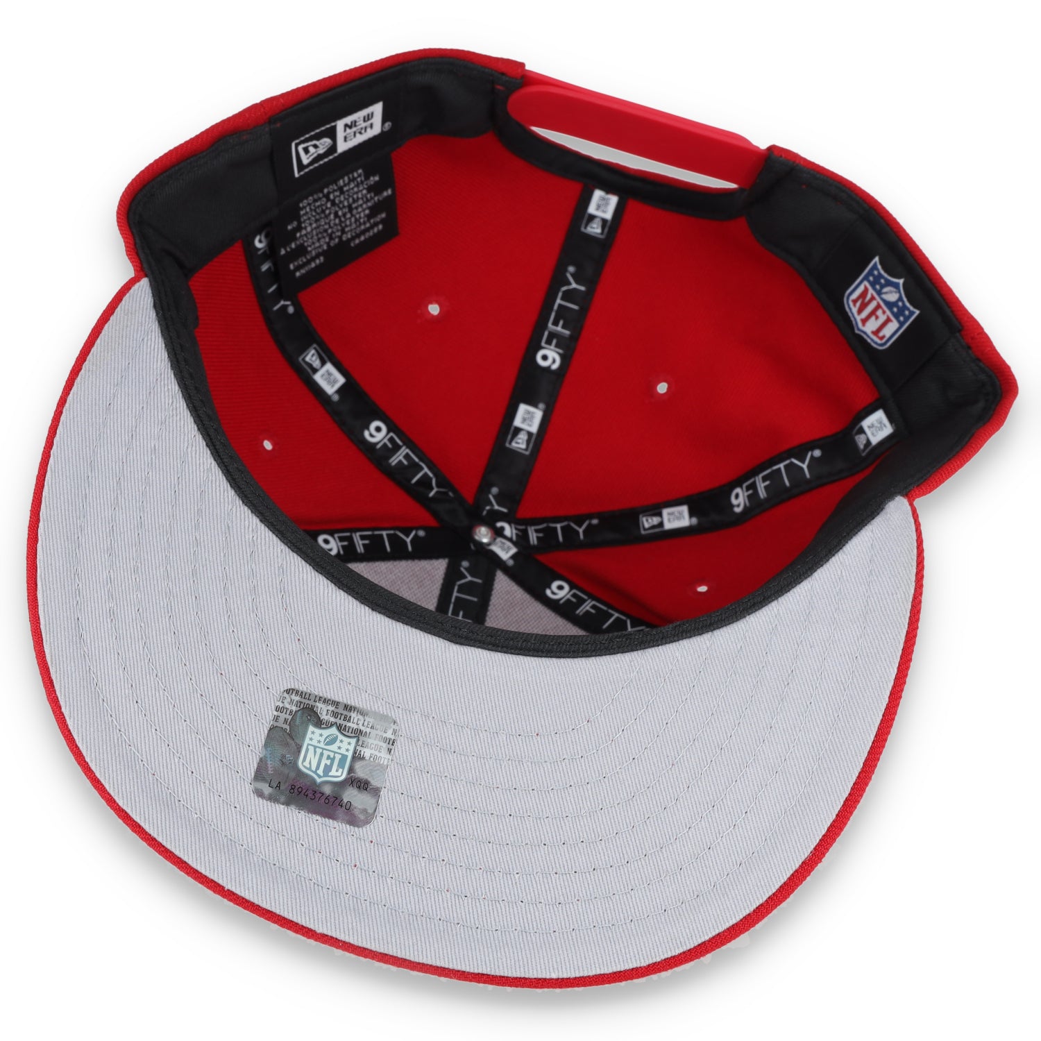 SAN FRANCISCO 49ERS 40TH ANNIVERSARY SIDE PATCH NEW ERA 9FIFTY SNAPBACK-RED