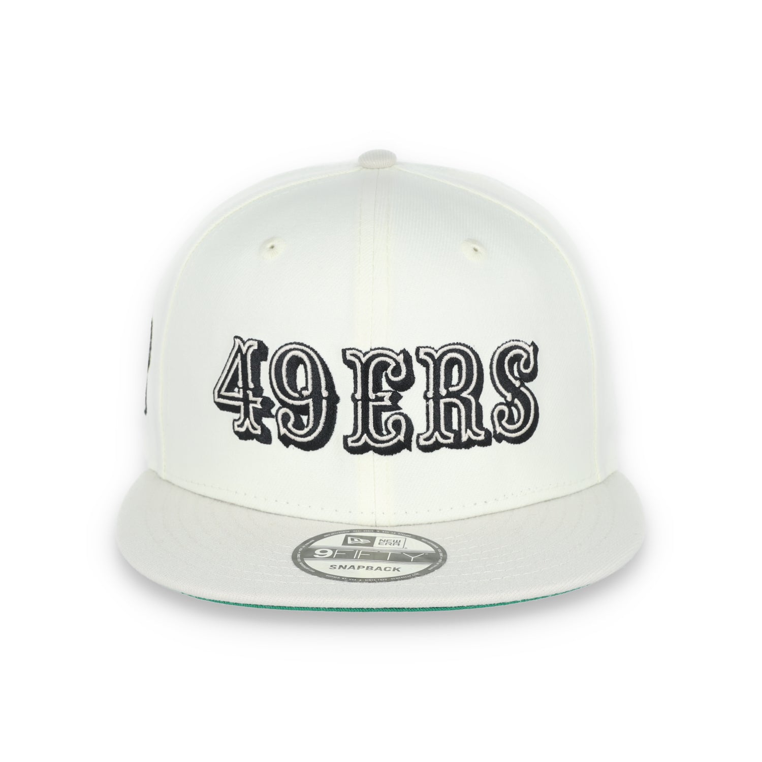 SAN FRANCISCO 49ERS 75TH ANNIVERSARY NEW ERA 9FIFTY SNAPBACK-CHROME STONE