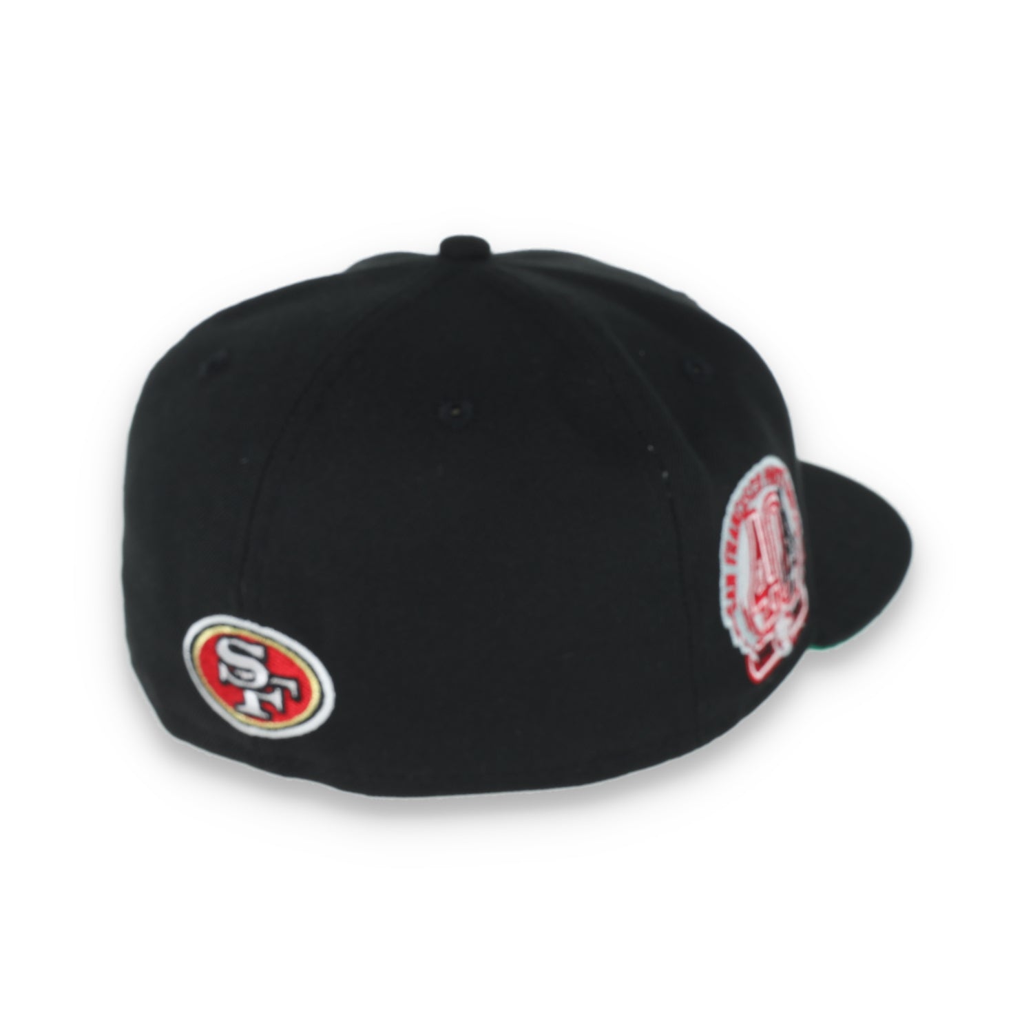 NEW ERA SAN FRANCISCO 49ERS ELEMENT 40TH ANNIVERSARY SIDE PATCH 59FIFTY FITTED HAT-BLACK