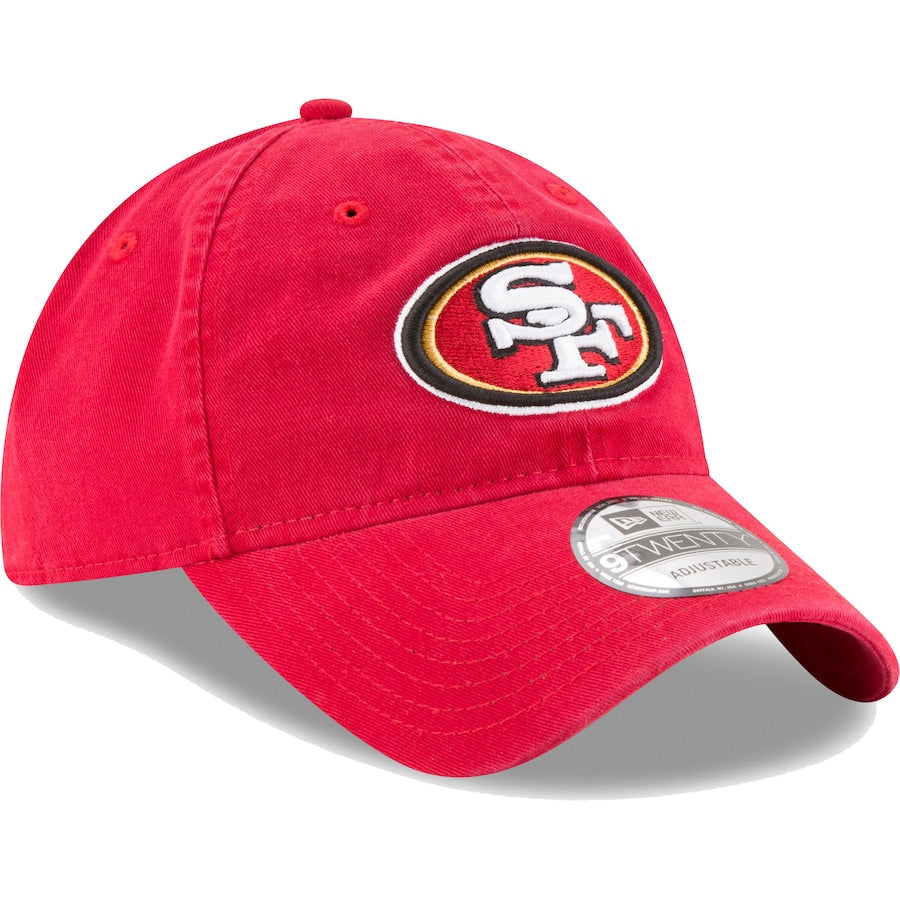 SAN FRANCISCO 49ERS NEW ERA CORE CLASSIC 9TWENTY ADJUSTABLE HAT