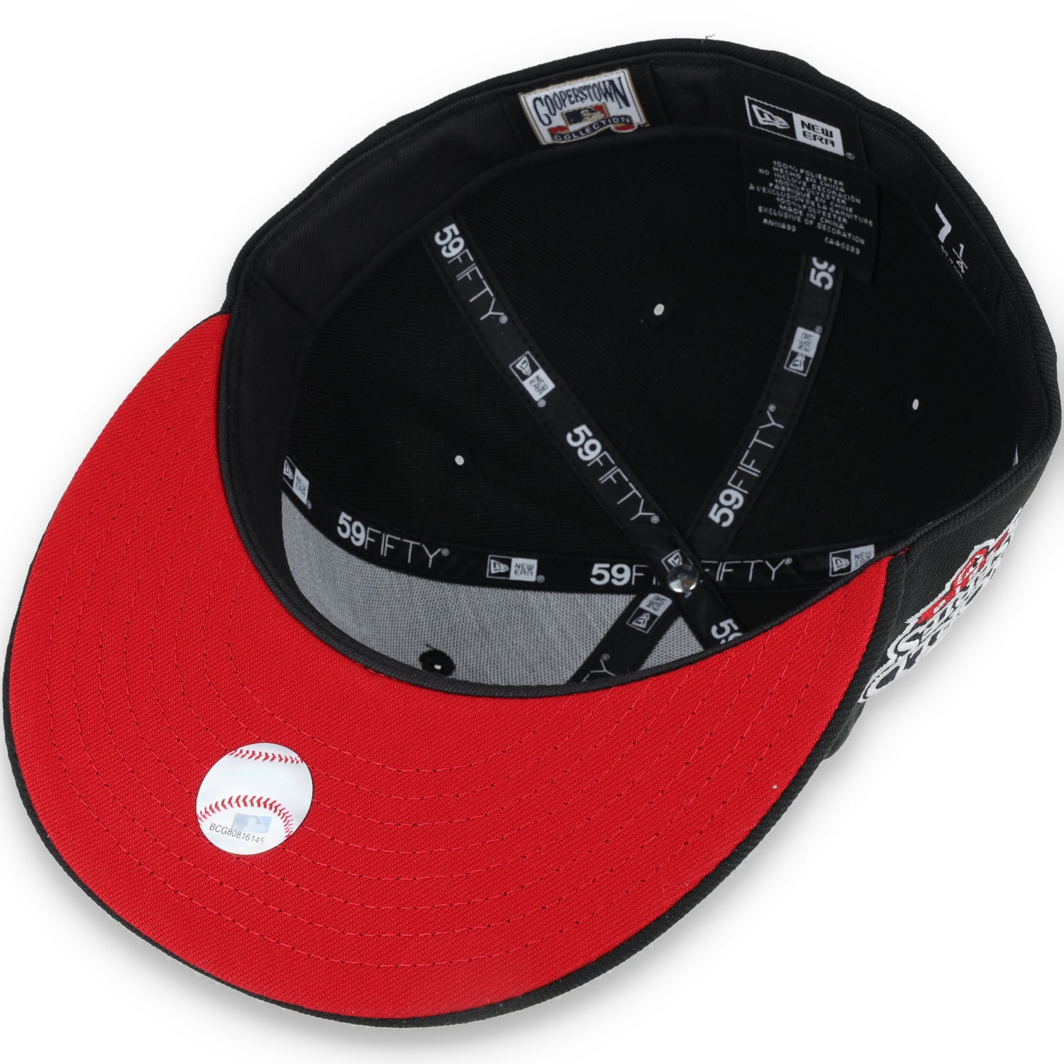 New Era San Francisco Giants 2010 World Series Side Patch 59FIFTY Fitted - Black/Red