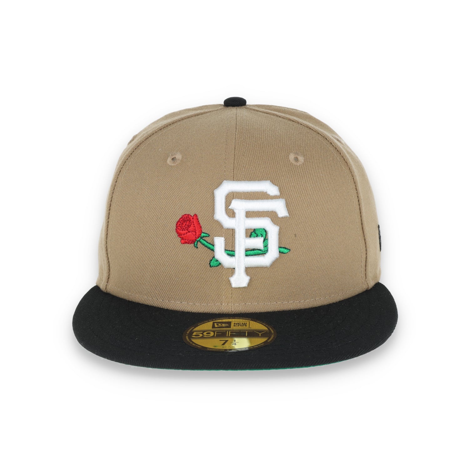 New Era San Francisco Giants Rose 59FIFTY Fitted Hat-Khaki