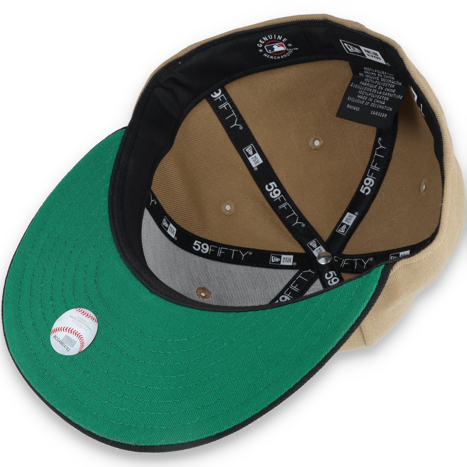 New Era San Francisco Giants Rose 59FIFTY Fitted Hat-Khaki
