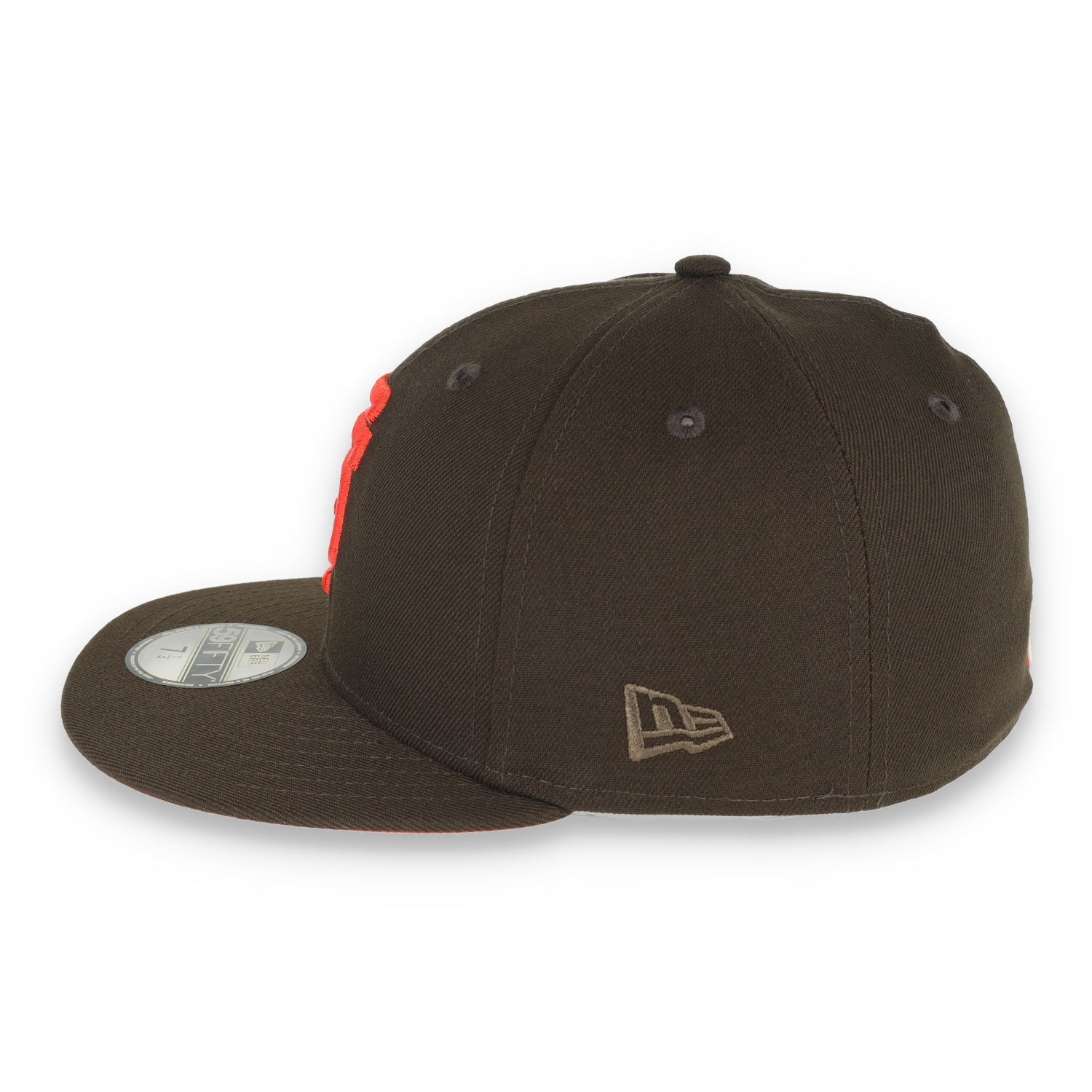 New Era San Francisco Giants 1989 Battle Of The Bay Side Patch 59FIFTY Fitted-Walnut/Orange