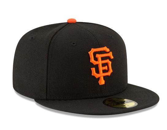 SAN FRANCISCO GIANTS HOME COLLECTION 59FIFTY FITTED-ON-FIELD COLLECTION-BLACK