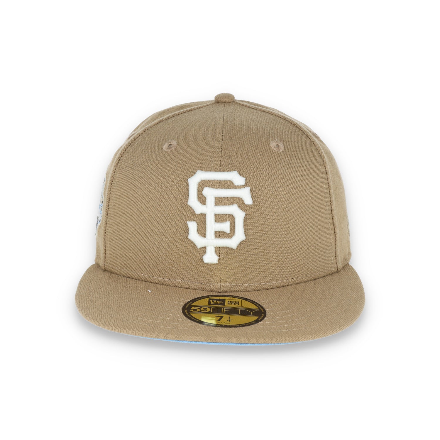 New Era San Francisco Giants Stadium Side Patch 59FIFTY Fitted-Khaki/Sky