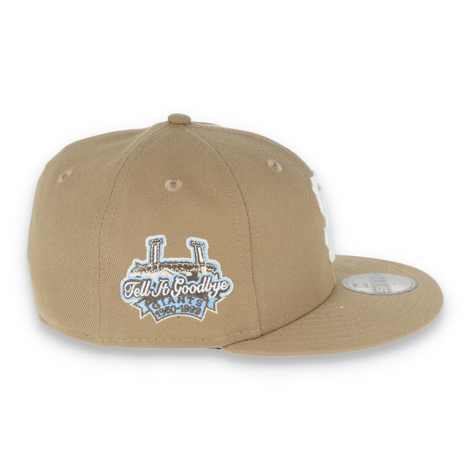 New Era San Francisco Giants Stadium Side Patch 59FIFTY Fitted-Khaki/Sky