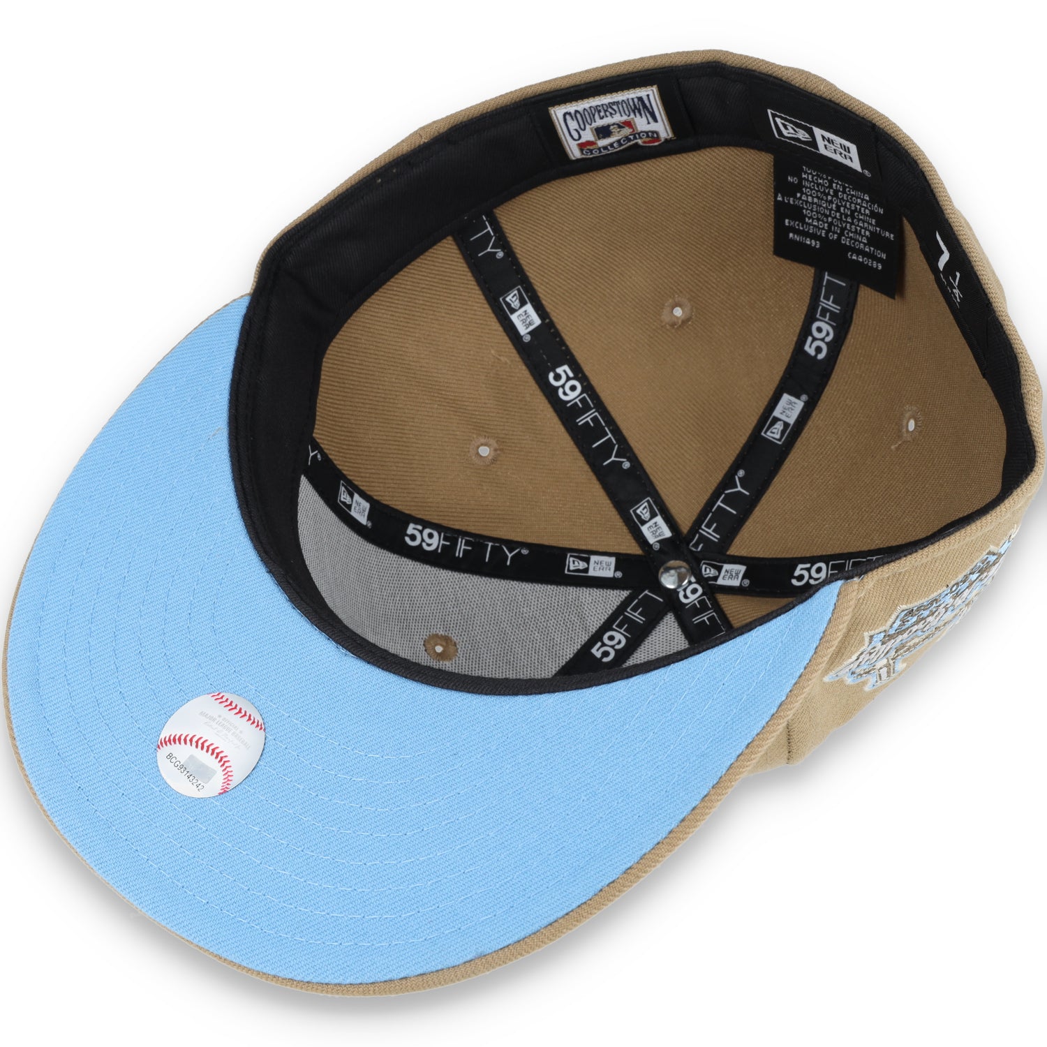 New Era San Francisco Giants Stadium Side Patch 59FIFTY Fitted-Khaki/Sky