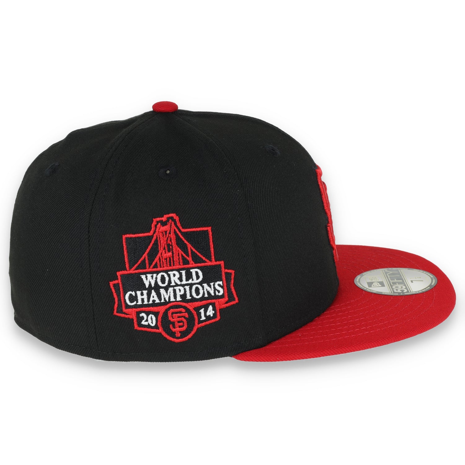 New Era San Francisco Giants World Champions 2014 Side Patch 59FIFTY Fitted - Black/Red