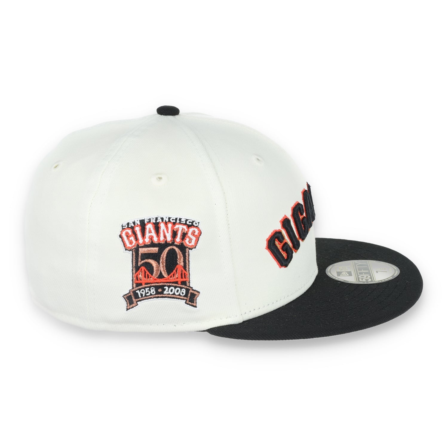 New Era San Francisco Giants "Gigantes" 50th Anniversary Side Patch 59IFTY Fitted hat- Chrome