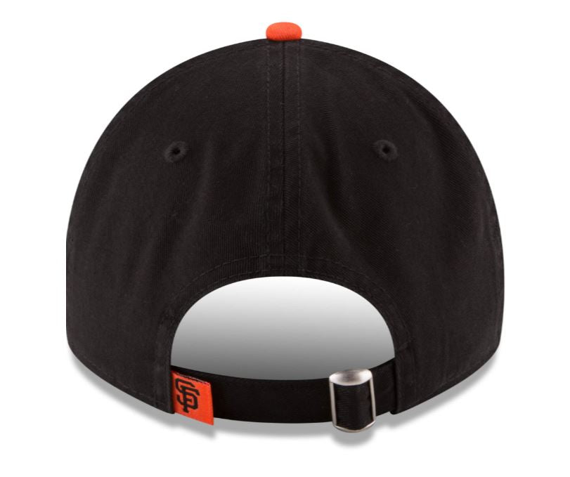 New Era Youth San Francisco Giants New Era Black Core Classic Replica 9TWENTY Adjustable Hat