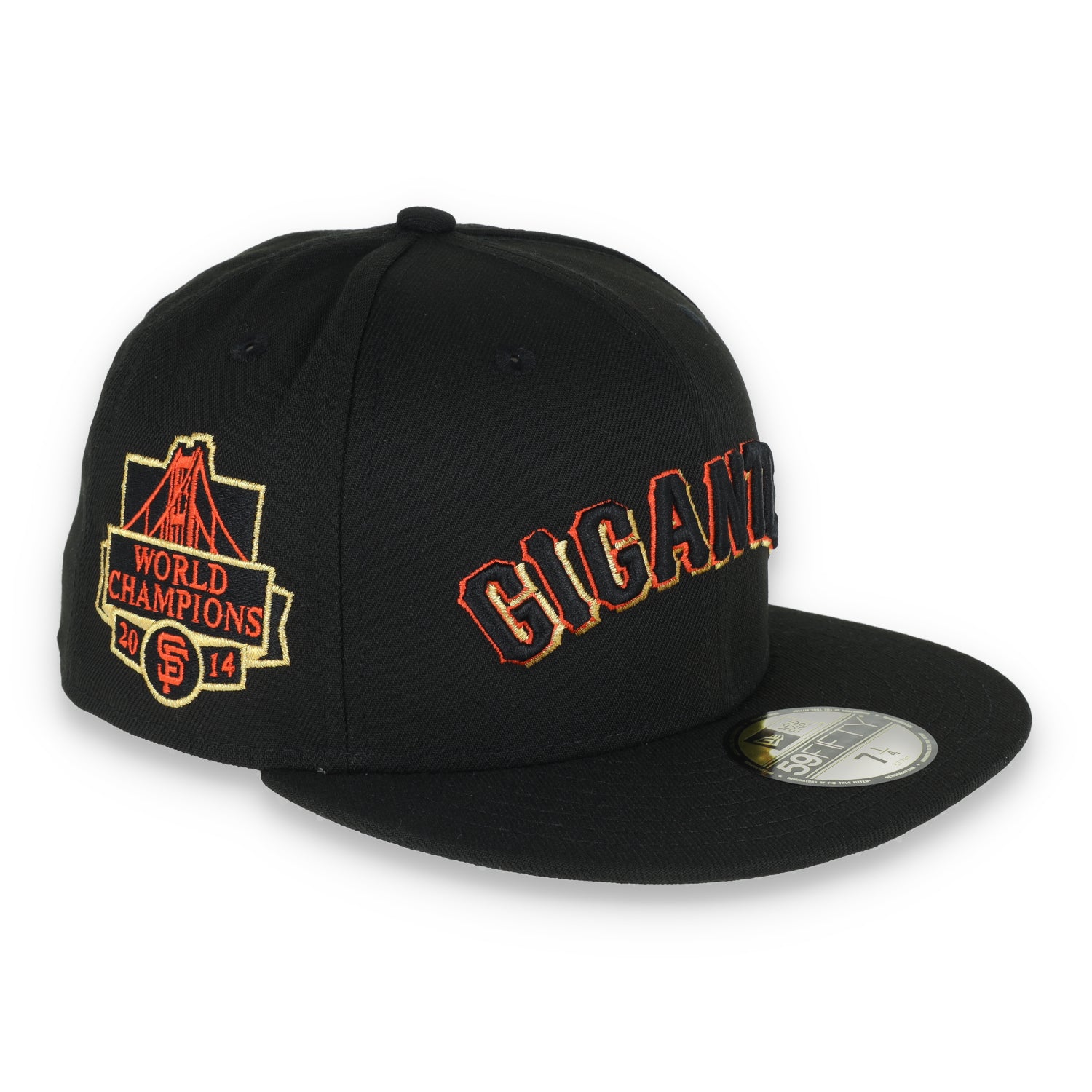 New Era San Francisco Giants "Gigantes"  World Champions 2014 Side Patch 59FIFTY Fitted - Black