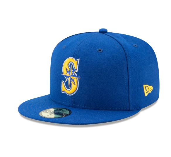 SEATTLE MARINERS ALTERNATE 2 COLLECTION 59FIFTY FITTED-ON-FIELD COLLECTION-BLUE