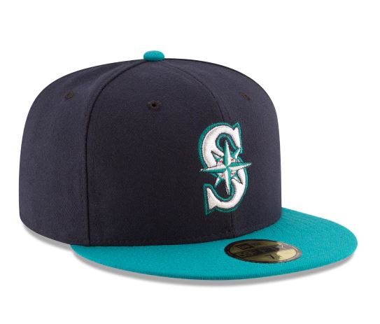 SEATTLE MARINERS ALTERNATE COLLECTION 59FIFTY FITTED-ON-FIELD COLLECTION-BLUE