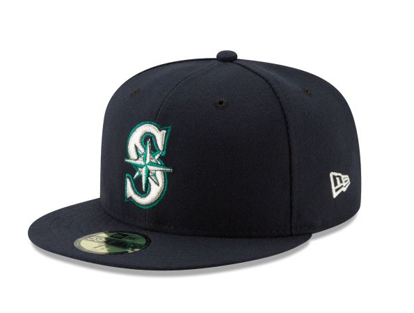 SEATTLE MARINERS HOME COLLECTION 59FIFTY FITTED-ON-FIELD COLLECTION-BLUE