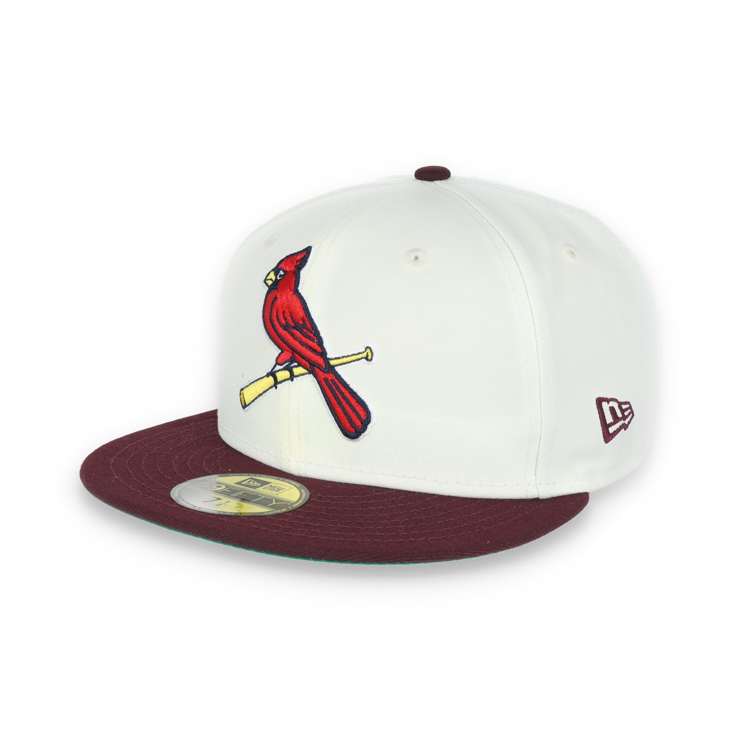 New Era St Louis Cardinals 125th Anniversary Patch 59FIFTY Fitted Ivory Hat